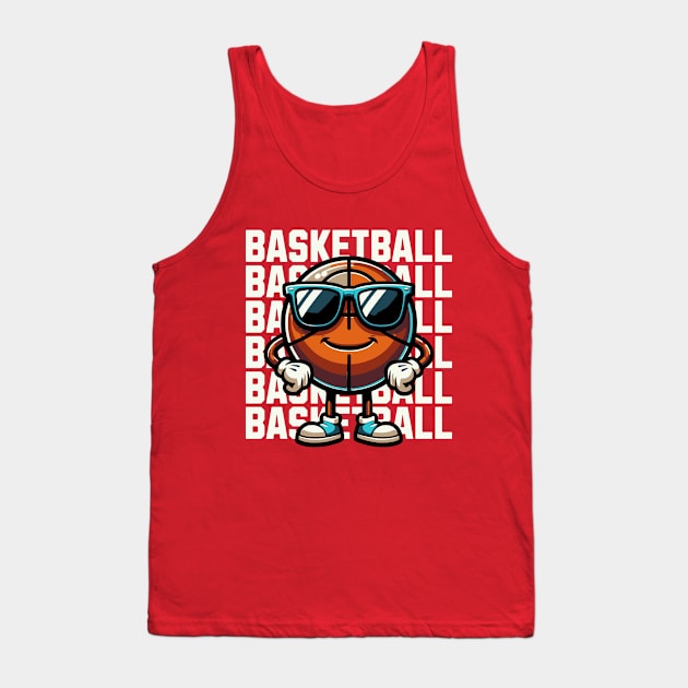 Basketball Mascot Tank Top by Norse Magic